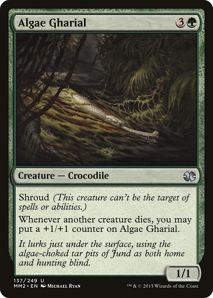 {C} Algae Gharial [Modern Masters 2015][MM2 137]