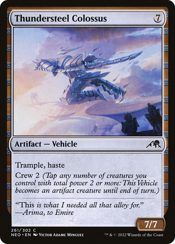 {C} Thundersteel Colossus [Kamigawa: Neon Dynasty][NEO 261]