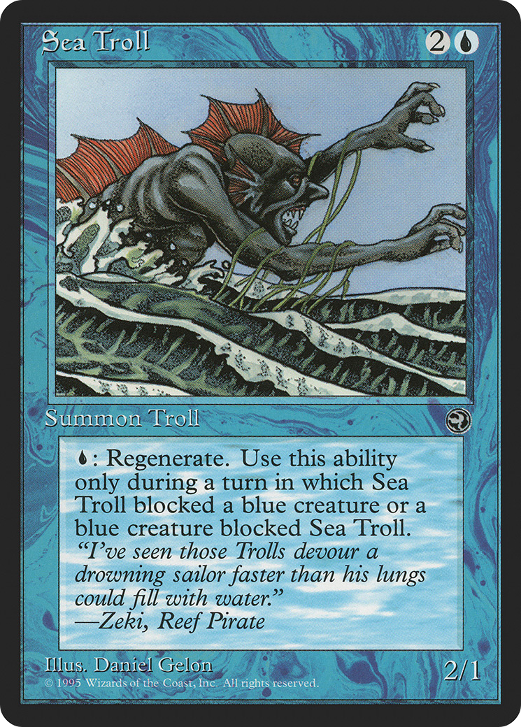 {C} Sea Troll [Homelands][HML 039]