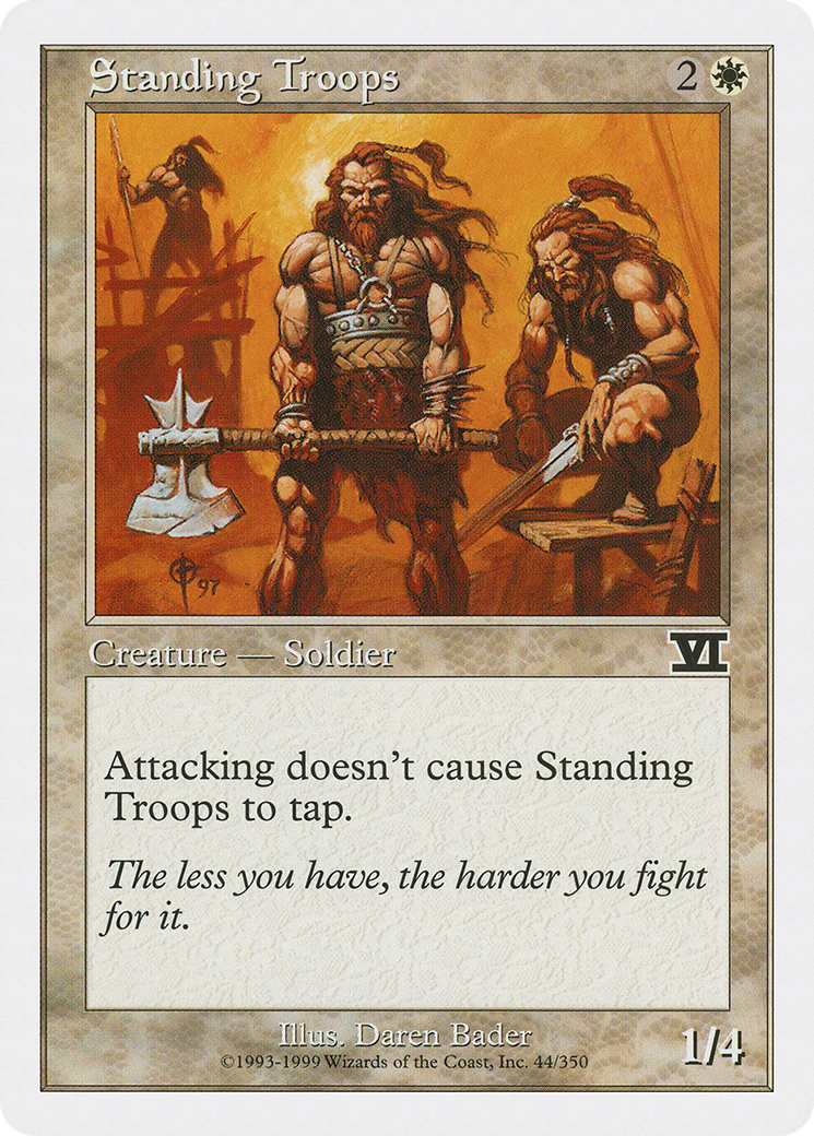 {C} Standing Troops [Classic Sixth Edition][6ED 044]