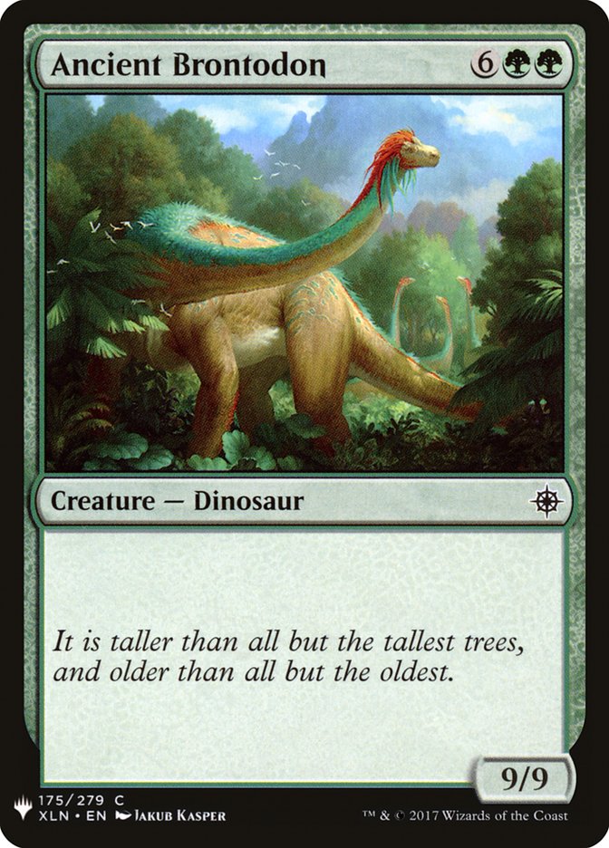 {C} Ancient Brontodon [Mystery Booster][MB1 XLN 175]