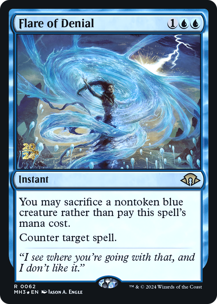 {R} Flare of Denial [Modern Horizons 3 Prerelese Promos][PR PMH3 062]