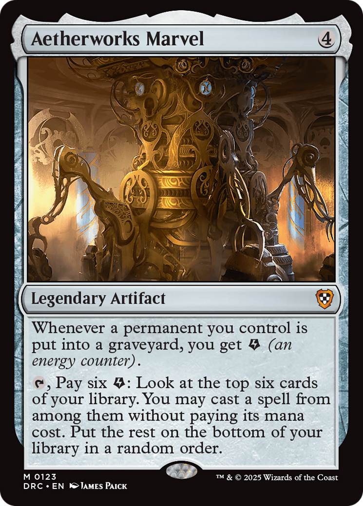 {R} Aetherworks Marvel [Aetherdrift Commander][DRC 123]