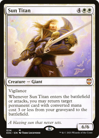 {R} Sun Titan [Kaldheim Commander][KHC 034]