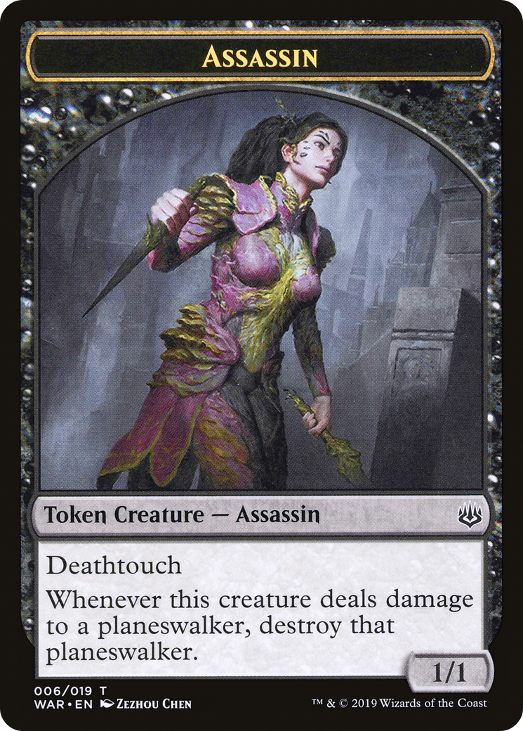 {T} Assassin Token [War of the Spark Tokens][TWAR 006]