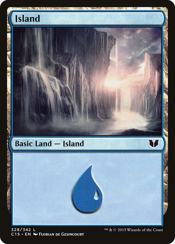 {B}[C15 328] Island (328) [Commander 2015]