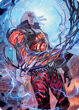 {A} Tezzeret, Betrayer of Flesh Art Card [Kamigawa: Neon Dynasty Art Series][ANEO 054]