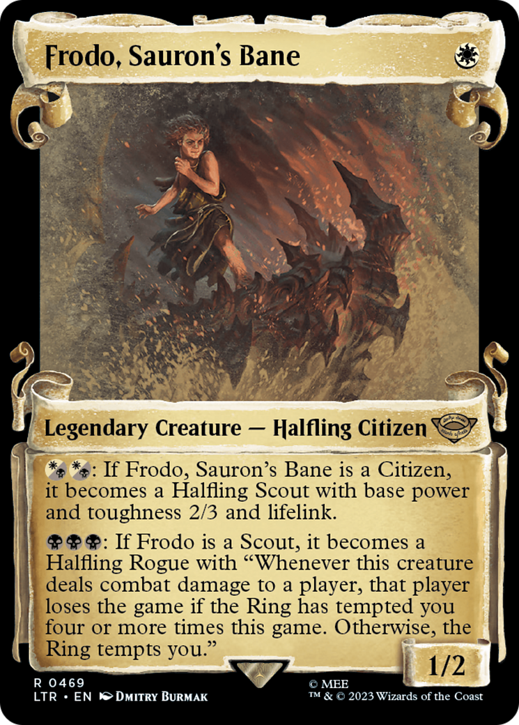{R} Frodo, Sauron's Bane [The Lord of the Rings: Tales of Middle-Earth Showcase Scrolls][LTR 469]