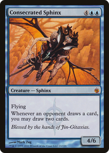 {R} Consecrated Sphinx [Mirrodin Besieged][MBS 021] - Misty Mountain Games