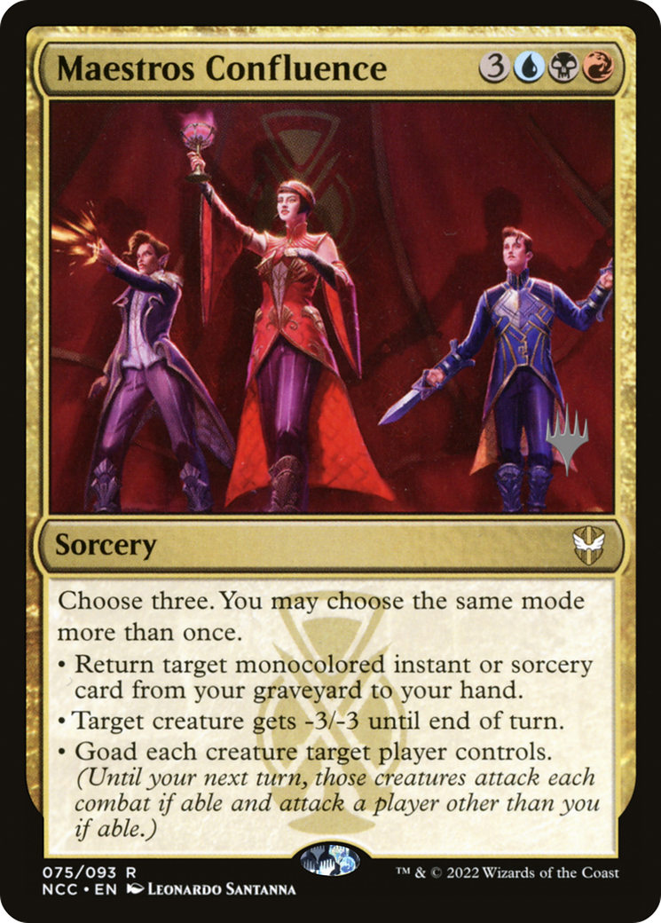 {R} Maestros Confluence (Promo Pack) [Streets of New Capenna Commander Promos][PP NCC 075]