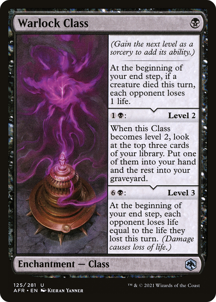 {C} Warlock Class [Dungeons & Dragons: Adventures in the Forgotten Realms][AFR 125]
