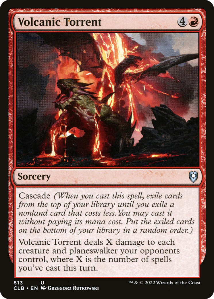 {C} Volcanic Torrent [Commander Legends: Battle for Baldur's Gate][CLB 813]