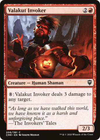 {C} Valakut Invoker [Commander Legends][CMR 206]