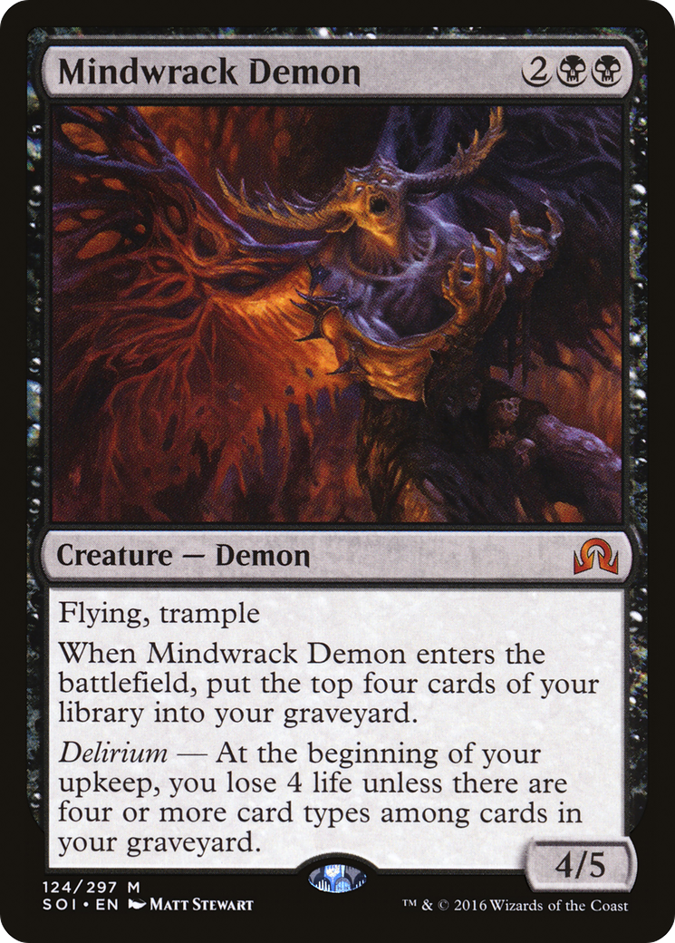 {R} Mindwrack Demon [Shadows over Innistrad][SOI 124]