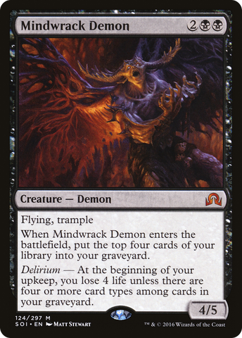 {R} Mindwrack Demon [Shadows over Innistrad][SOI 124]