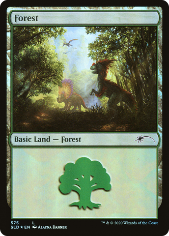 {B}[SLD 575] Forest (Dinosaurs) (575) [Secret Lair Drop Promos]