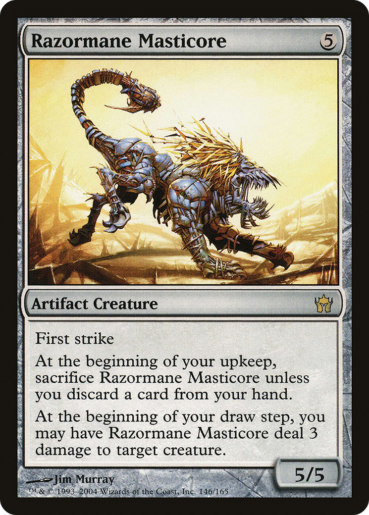 {R} Razormane Masticore [Fifth Dawn][5DN 146]