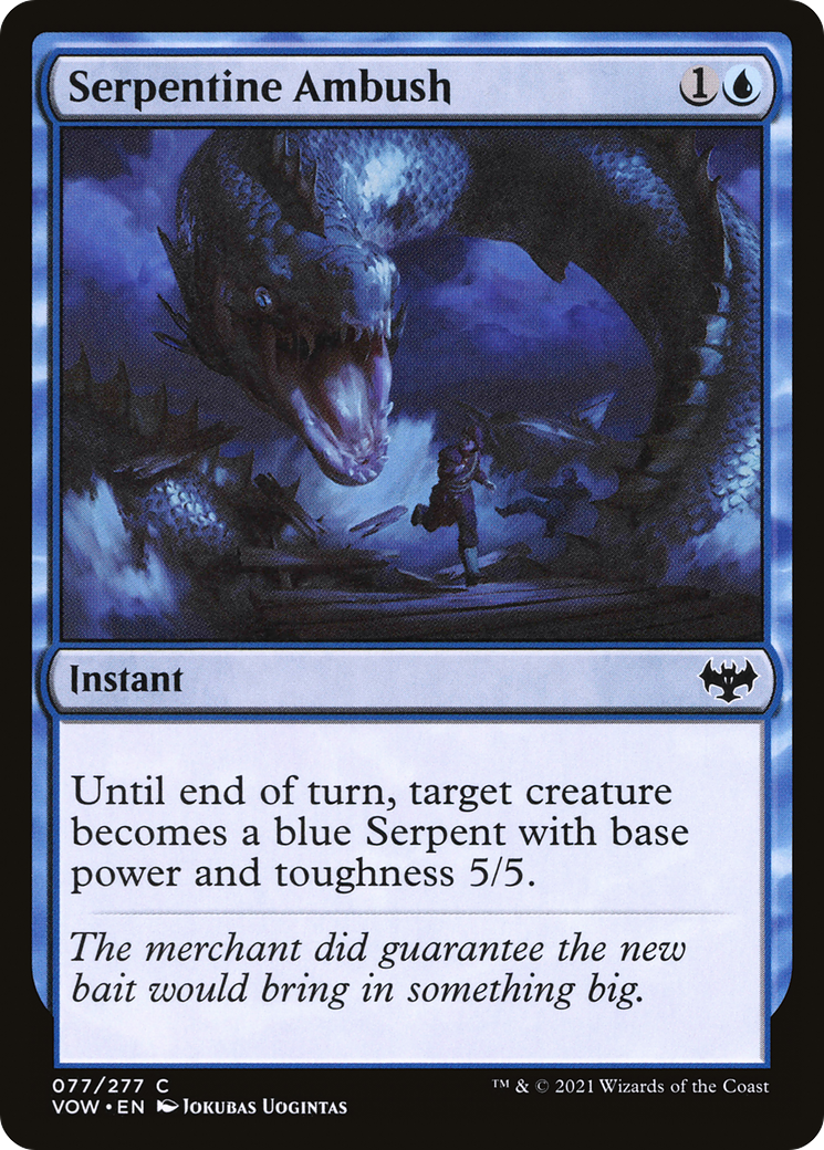 {C} Serpentine Ambush [Innistrad: Crimson Vow][VOW 077]