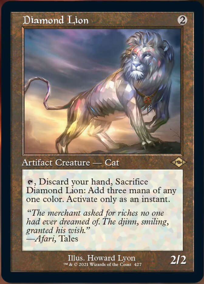 {R} Diamond Lion (Retro Foil Etched) [Modern Horizons 2][RF ET MH2 427]
