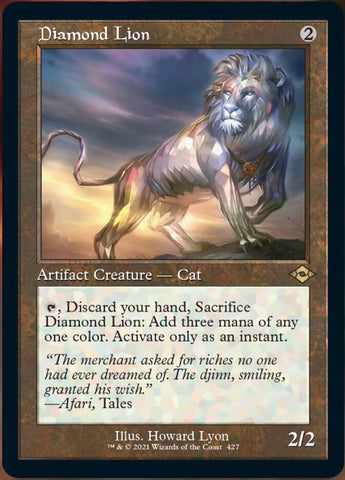 {R} Diamond Lion (Retro Foil Etched) [Modern Horizons 2][RF ET MH2 427]