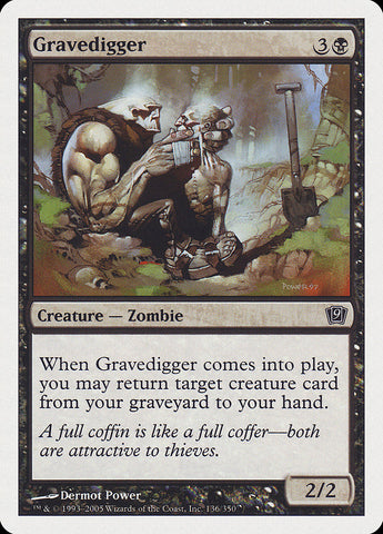 {C} Gravedigger [Ninth Edition][9ED 136]