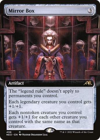 {R} Mirror Box (Extended Art) [Kamigawa: Neon Dynasty][NEO 498]