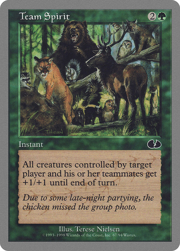 {C} Team Spirit [Unglued][UGL 067]