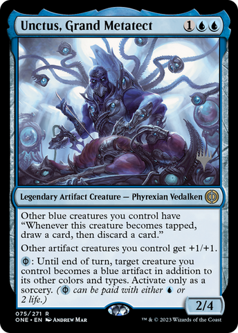 {R} Unctus, Grand Metatect (Promo Pack) [Phyrexia: All Will Be One Promos][PP ONE 075]