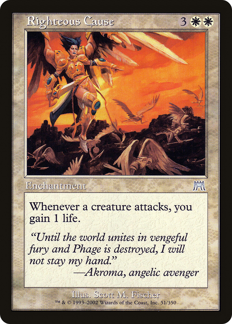 {C} Righteous Cause [Onslaught][ONS 051]