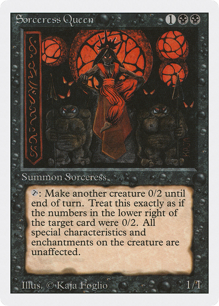 {R} Sorceress Queen [Revised Edition][3ED 131]
