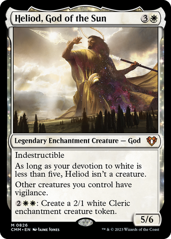 {R} Heliod, God of the Sun [Commander Masters][CMM 826]