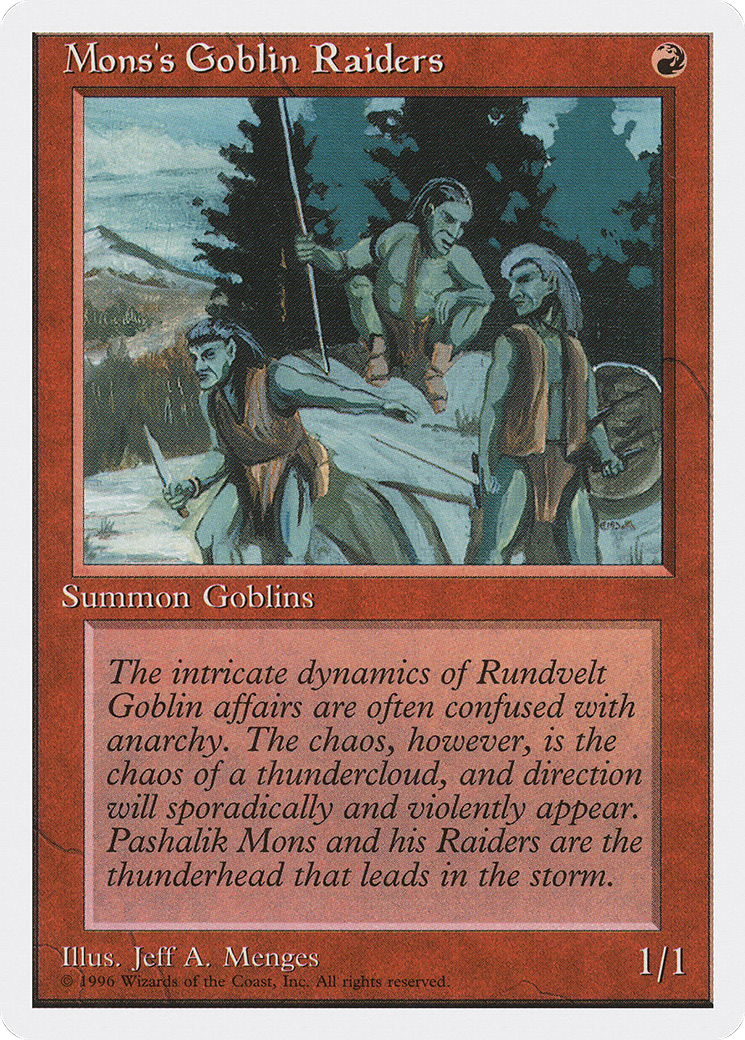 {C} Mons's Goblin Raiders [Introductory Two-Player Set][ITP 035]