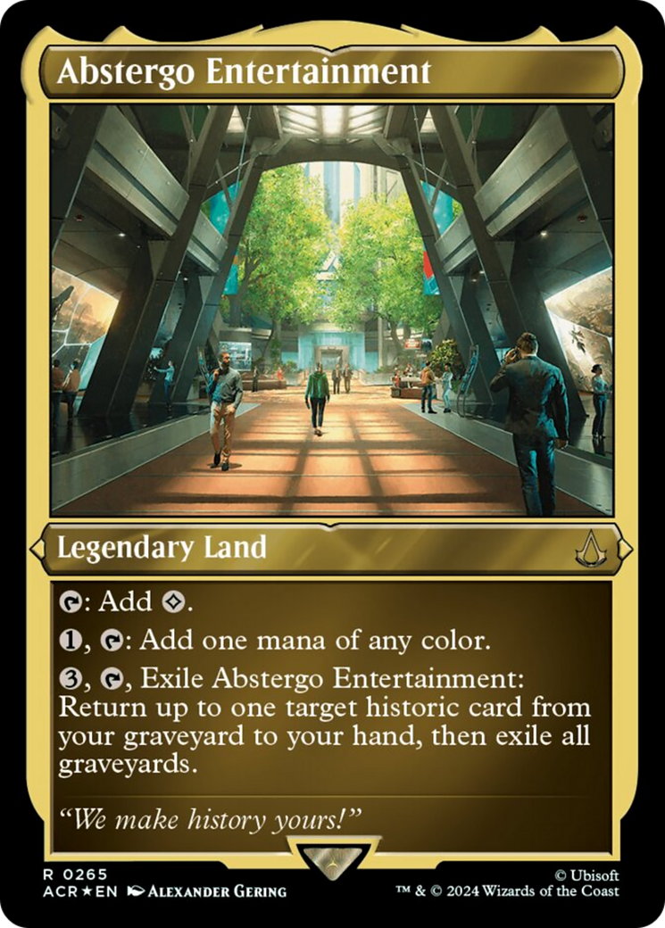 {R} Abstergo Entertainment (Foil Etched) [Assassin's Creed][ACR 265]
