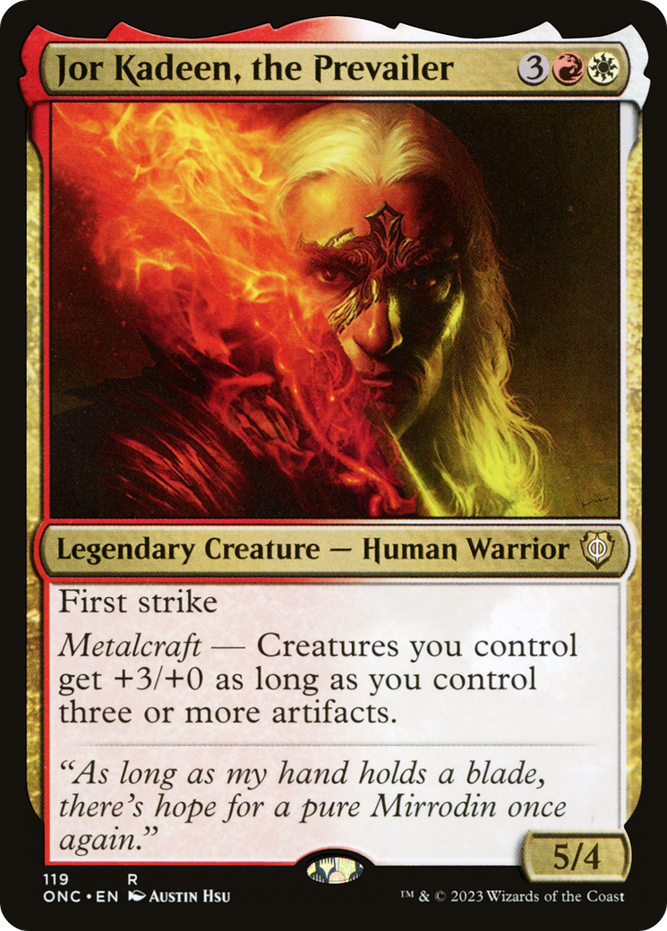{R} Jor Kadeen, the Prevailer [Phyrexia: All Will Be One Commander][ONC 119]
