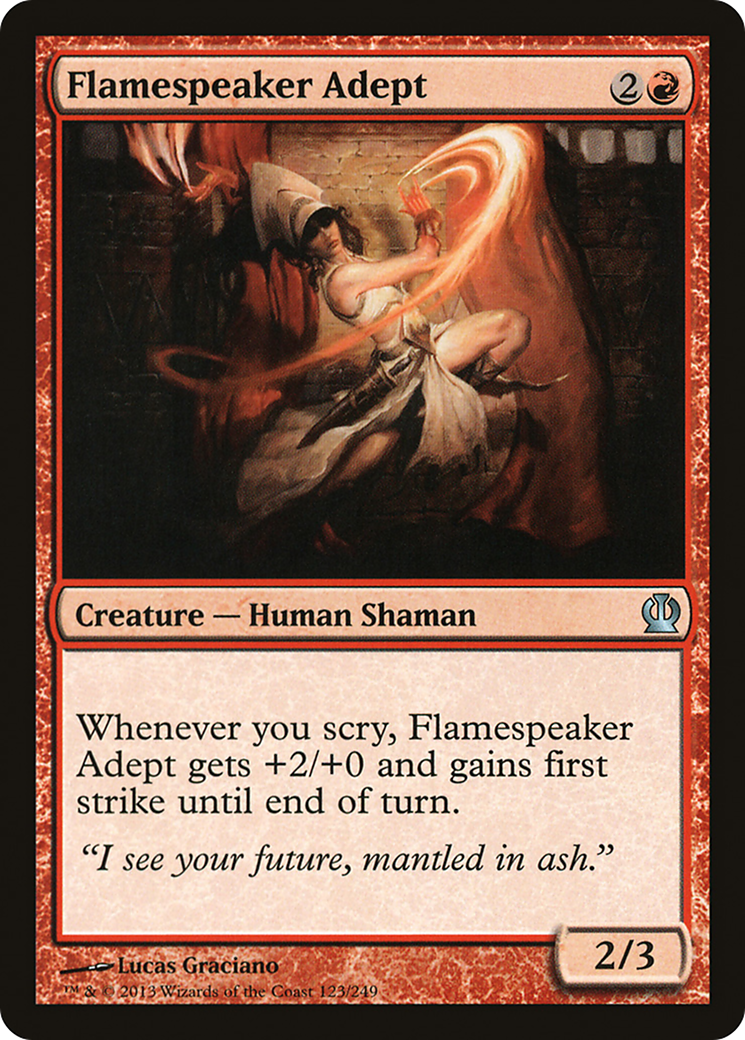 {C} Flamespeaker Adept [Theros][THS 123]