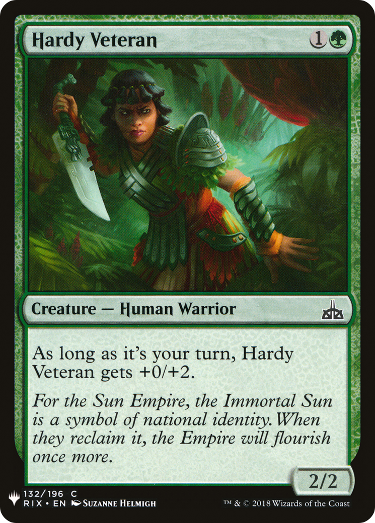 {C} Hardy Veteran [Mystery Booster][LS RIX 132]