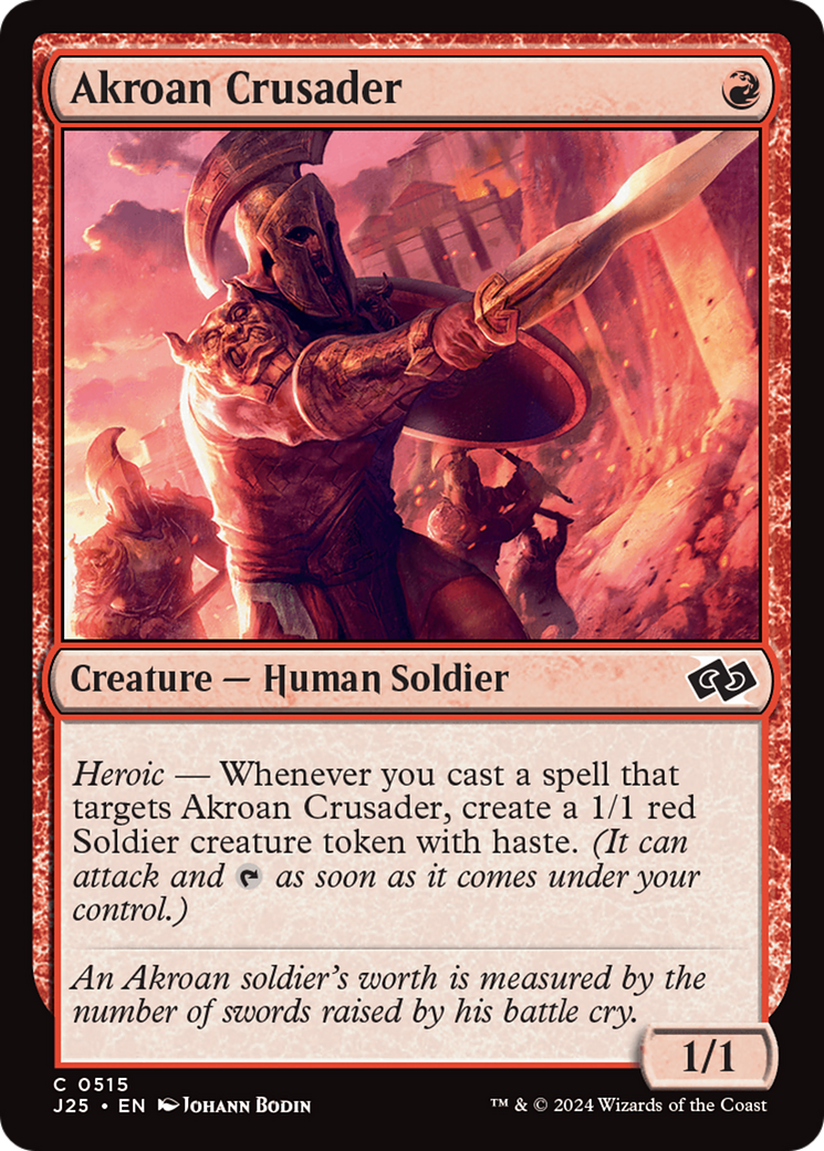 {C} Akroan Crusader [Foundations Jumpstart][J25 515]