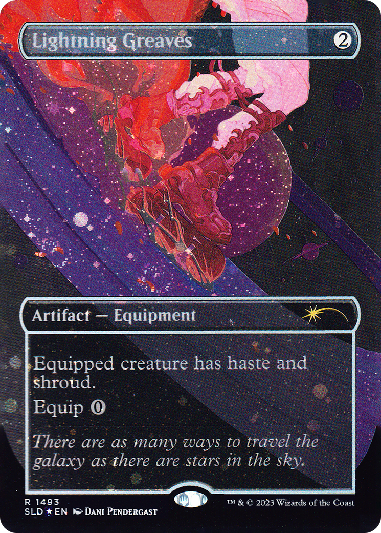 {R} Lightning Greaves (1493) (Galaxy Foil) [Secret Lair Drop Series][GXF SLD 1493]