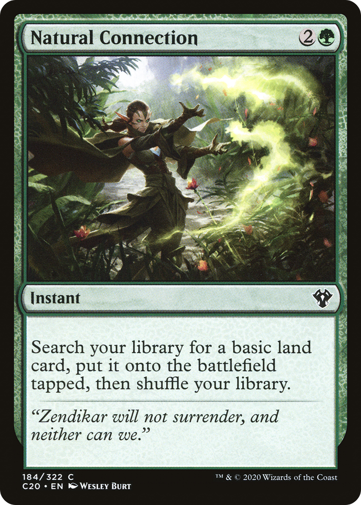{C} Natural Connection [Commander 2020][C20 184]