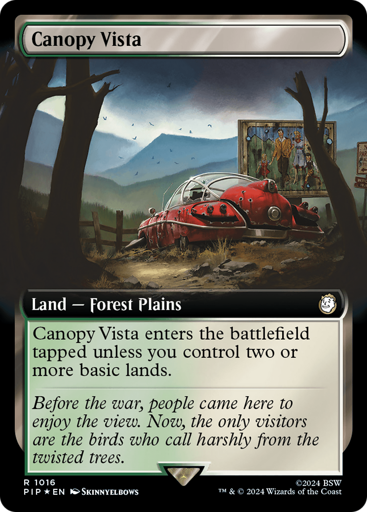 {R} Canopy Vista (Extended Art) (Surge Foil) [Fallout][PIP 1016]