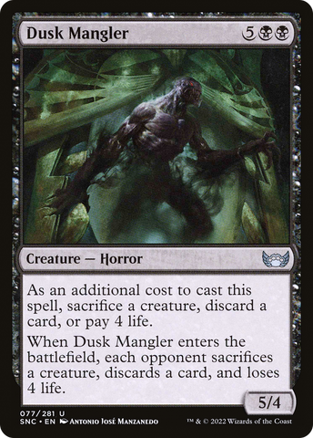 {C} Dusk Mangler [Streets of New Capenna][SNC 077]