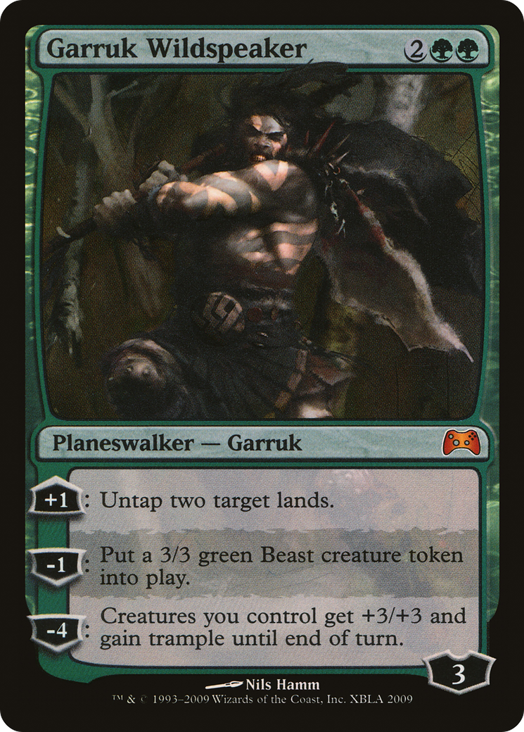 {R} Garruk Wildspeaker (Duels of the Planeswalkers Promos) [Duels of the Planeswalkers Promos 2009][PA DTP 001]