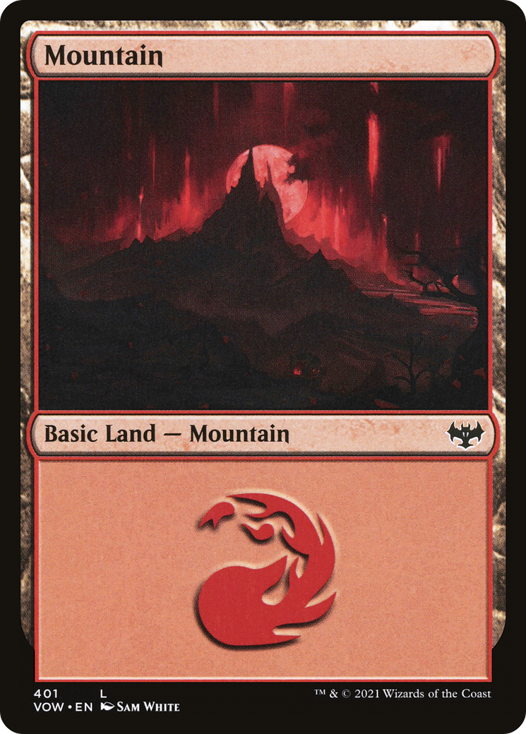 {B}[VOW 401] Mountain (401) [Innistrad: Crimson Vow]