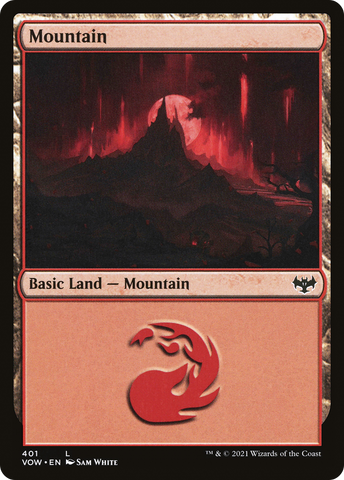 {B}[VOW 401] Mountain (401) [Innistrad: Crimson Vow]