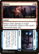 {R} Refuse // Cooperate [Hour of Devastation Prerelease Promos][PR HOU 156]