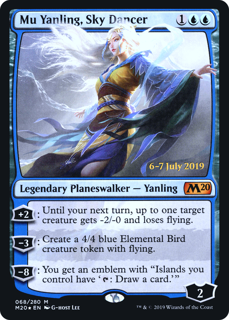{R} Mu Yanling, Sky Dancer [Core Set 2020 Prerelease Promos][PR M20 068]