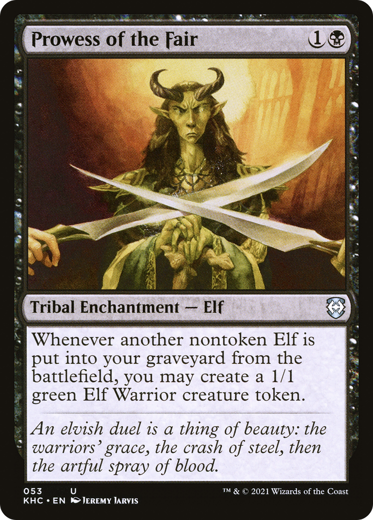 {C} Prowess of the Fair [Kaldheim Commander][KHC 053]
