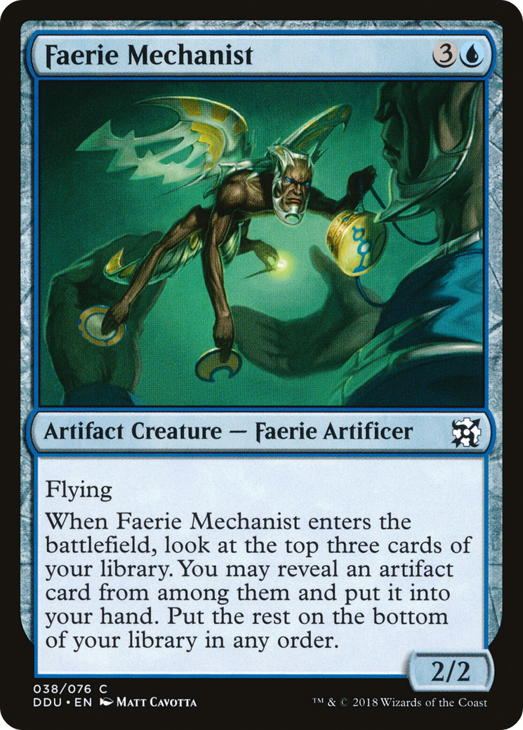 {C} Faerie Mechanist [Duel Decks: Elves vs. Inventors][DDU 038]