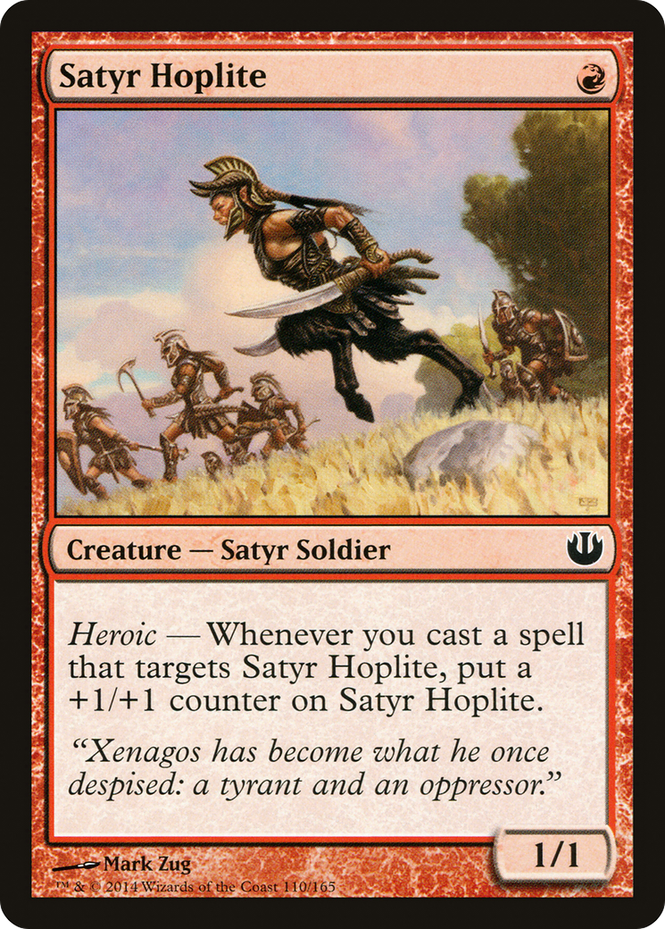 {C} Satyr Hoplite [Journey into Nyx][JOU 110]