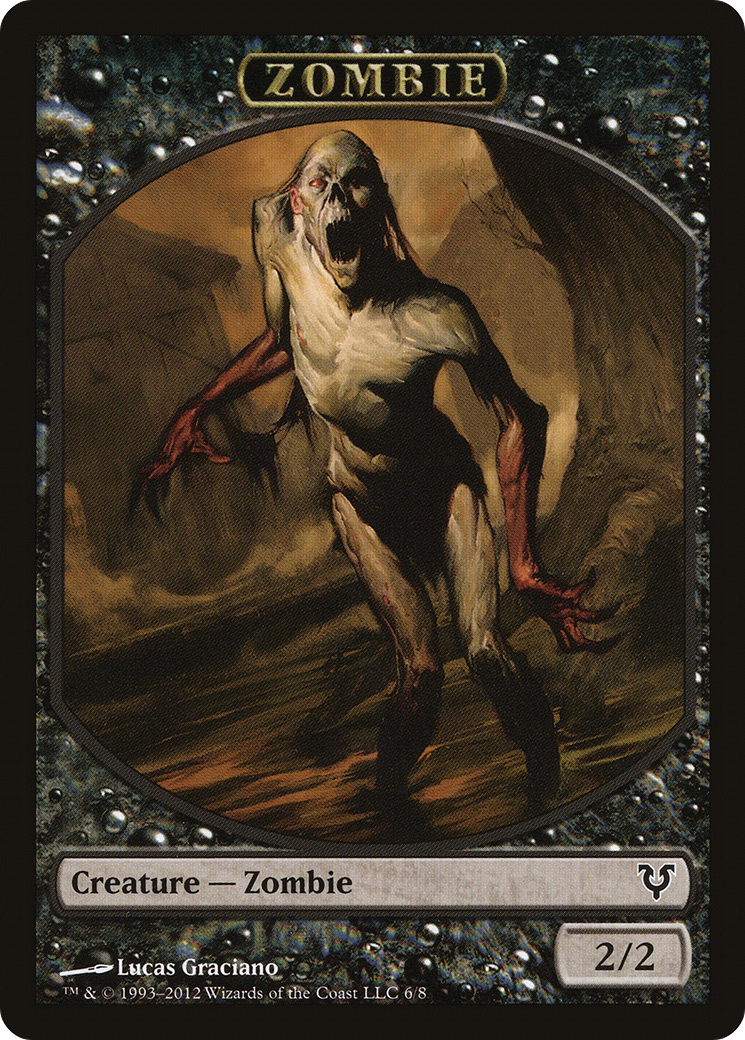 {T} Zombie Token [Avacyn Restored Tokens][TAVR 006]